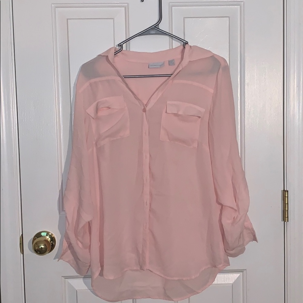 NY&C pink button down blouse🎃